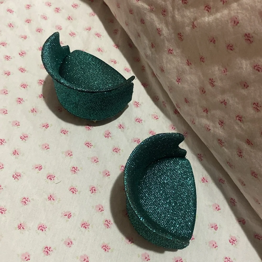 Sparkling Teal Miniature 1:12 scale Armchairs - Picture 7 of 7